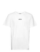 Cohen Brushed Tee Ss Tops T-Kortærmet Skjorte White Clean Cut Copenhag...