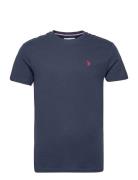 Uspa T-Shirt Arjun Men Tops T-Kortærmet Skjorte Blue U.S. Polo Assn.