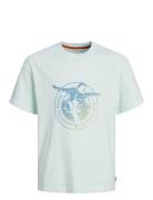 Jocsc Gradient Logo Tee Ss Os Jnr Tops T-Kortærmet Skjorte Blue Jack &...