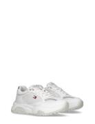 Low Cut Lace-Up Sneaker Low-top Sneakers White Tommy Hilfiger