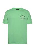 Racquet Club Graphic T-Shirt Tops T-Kortærmet Skjorte Green Lyle & Sco...