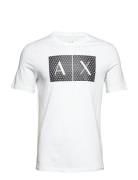 T-Shirt Tops T-Kortærmet Skjorte White Armani Exchange