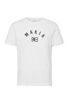 Brand T-Shirt Tops T-Kortærmet Skjorte White Makia