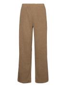 Borneo Trousers Bottoms Trousers Straight Leg Brown Rosemunde