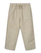 Orlando Linen Pants Bottoms Trousers Beige Liewood