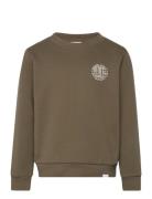Globe Sweatshirt Kids Tops Sweatshirts & Hoodies Sweatshirts Green Les...