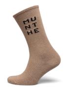 Ekanea Lingerie Socks Regular Socks Beige Munthe