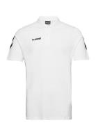 Hmlgo Cotton Polo Sport Polos Short-sleeved White Hummel