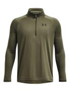 Ua Tech 2.0 1/2 Zip Sport Sweatshirts & Hoodies Sweatshirts Khaki Gree...