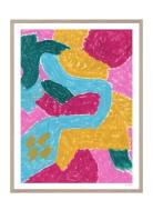 Abstract 02 Home Decoration Posters & Frames Posters Graphical Pattern...