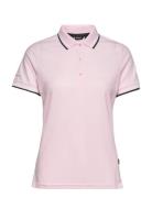 Lds Pines Polo Sport T-shirts & Tops Polos Pink Abacus