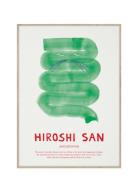 Hiroshi San, 50X70 Home Kids Decor Posters & Frames Posters Green MADO