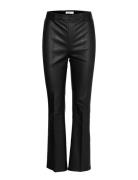 Tyson Crop Flare Leather Pants Bottoms Trousers Leather Leggings-Bukse...