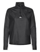 W Hyglm 14Zip Sport Sweatshirts & Hoodies Fleeces & Midlayers Black Ad...