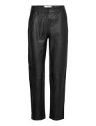 Slfmarie Mw Leather Pants B Noos Bottoms Trousers Leather Leggings-Buk...