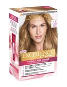 L'oréal Paris Excellence Color Cream Kit 7.31 Golden Beige Blonde Beau...