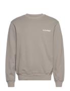 Artwork Crewneck Designers Sweatshirts & Hoodies Sweatshirts Grey HAN ...