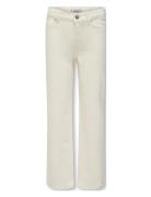 Kogjuicy Wide Leg Dnm Cro Noos Bottoms Jeans Regular Jeans Cream Kids ...