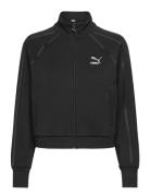 T7 Track Jacket Sport Sweatshirts & Hoodies Sweatshirts Black PUMA