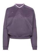 W Tiro Crew Sport Sweatshirts & Hoodies Sweatshirts Purple Adidas Spor...