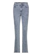 Janicegz Lw Straight Jeans Bottoms Jeans Slim Blue Gestuz