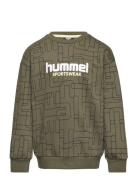 Hmlequality Sweatshirt Sport Sweatshirts & Hoodies Sweatshirts Khaki G...