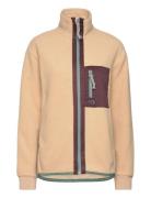 Ane Pile Jacket Sport Sweatshirts & Hoodies Fleeces & Midlayers Beige ...