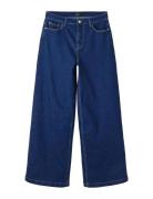 Nlfteces Dnm Hw Extra Wide Pant Bottoms Jeans Wide Jeans Blue LMTD