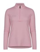 Uv Mesh Longsleeve Sport Sweatshirts & Hoodies Sweatshirts Pink Röhnis...