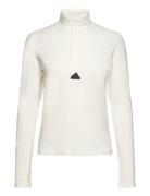 W C Esc Q1 Ls Sport T-shirts & Tops Long-sleeved White Adidas Sportswe...