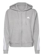 W Fi 3S Fz Hd Sport Sweatshirts & Hoodies Hoodies Grey Adidas Sportswe...