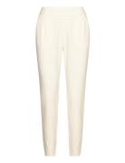 Vivar Hw Slim Pant - Noos Bottoms Trousers Slim Fit Trousers Cream Vil...