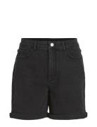 Vijo Hw Black Denim Shorts Bottoms Shorts Denim Shorts Black Vila