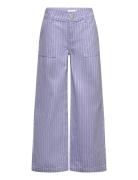 Nkfbella Wide Twill Pant 4161-Zt B Bottoms Jeans Wide Jeans Purple Nam...