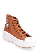 Chuck Taylor All Star Move Sport Sneakers High-top Sneakers Brown Conv...