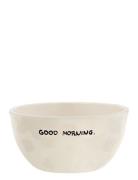 Good Morning Bowl Home Tableware Bowls Breakfast Bowls White Anna + Ni...