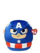 Captain America - Squish 25Cm Toys Soft Toys Stuffed Toys Multi/patter...