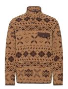 Fair Isle Brushed Fleece Pullover Tops Sweatshirts & Hoodies Fleeces &...