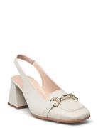 Jazmin Shoes Heels Pumps Sling Backs Cream Wonders