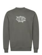 Glow Sweater Designers Sweatshirts & Hoodies Sweatshirts Khaki Green D...
