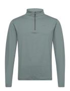 Newport Half Zip Sport Sweatshirts & Hoodies Fleeces & Midlayers Green...