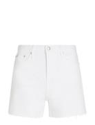 Mom Short Bottoms Shorts Denim Shorts White Calvin Klein Jeans