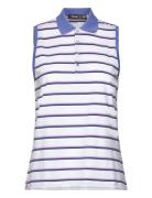 Tailored Fit Sleeveless Polo Shirt Sport T-shirts & Tops Polos White R...