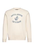 Navy Sweatshirt Designers Sweatshirts & Hoodies Sweatshirts Cream Morr...