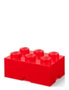 Lego Storage Brick 6 Home Kids Decor Storage Storage Boxes Red LEGO ST...