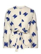 Butterfly Print Padded Jacket Outerwear Jackets Light-summer Jacket Cr...