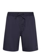 Drawstring Logo Shorts Bottoms Shorts Chinos Shorts Navy GANT