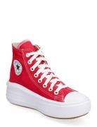 Chuck Taylor All Star Move Sport Sneakers High-top Sneakers Red Conver...