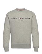 Tommy Logo Sweatshirt Tops Sweatshirts & Hoodies Sweatshirts Grey Tomm...