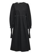 Klarakb Dress Knælang Kjole Black Karen By Simonsen